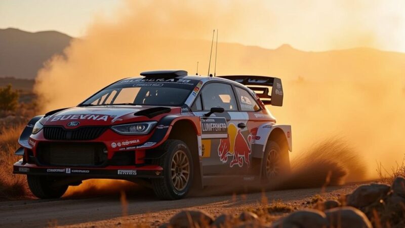 WRC Chile: Evans Takes Lead Following Ogier’s Tire Woes