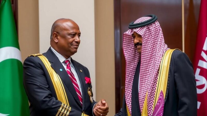 Burundi President Welcomes Qatar Envoy in Diplomatic Ceremony