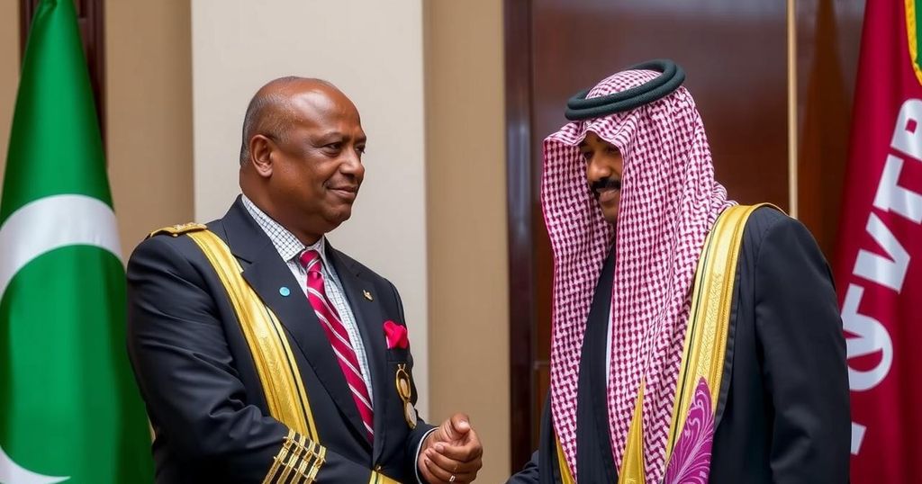 Burundi President Welcomes Qatar Envoy in Diplomatic Ceremony