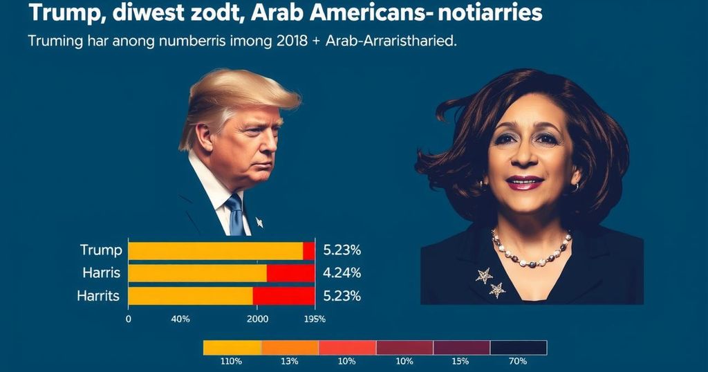 Poll Indicates Trump Leads Harris Among Arab Americans Amid Ongoing Gaza Conflict