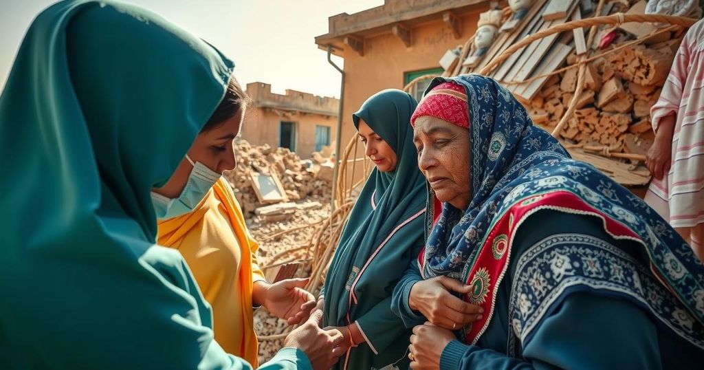 Midwives Supporting Earthquake-Affected Communities in Morocco