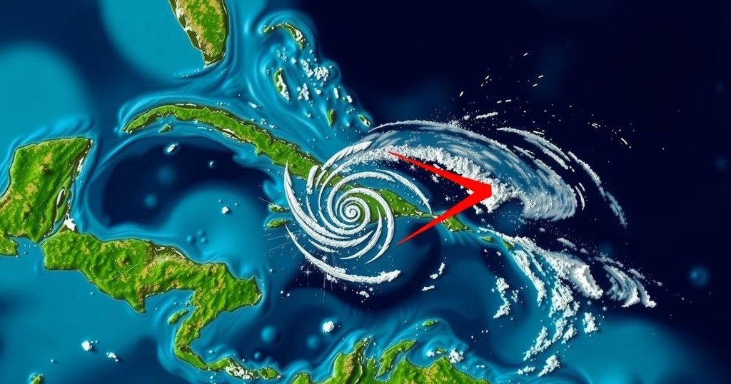 Tropical Storm Oscar Approaches the Bahamas Following Hurricane Landfall in Cuba