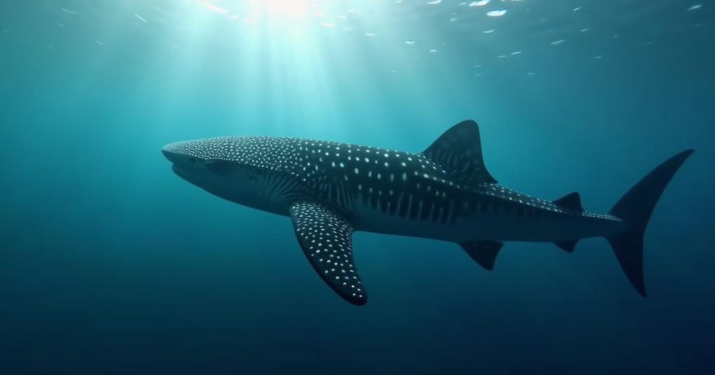 Increasing Threat to Whale Sharks from Shipping Due to Climate Change