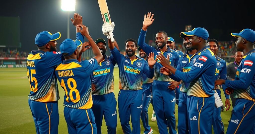 Cricket: Walkover Win for Rwanda Amidst Initial Qualifying Matches