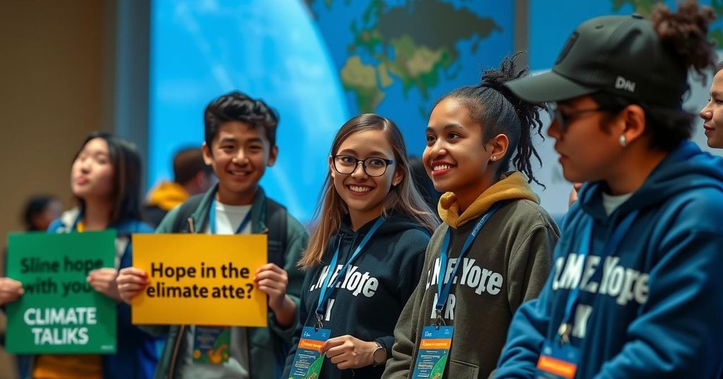 Youth Activists at COP29: Advocating Hope Amid Climate Challenges