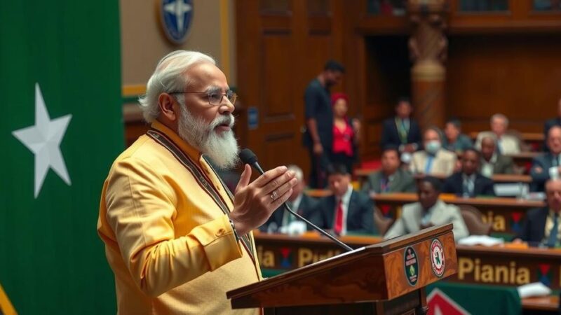 PM Modi Advocates “Democracy First, Humanity First” in Guyana Parliament