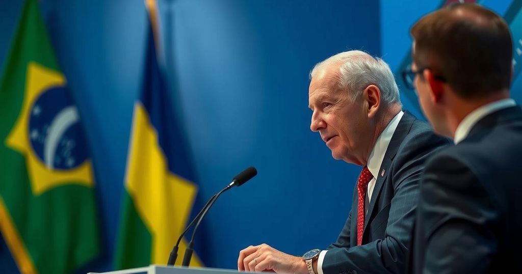 President Biden Arrives at G20 Summit in Rio de Janeiro