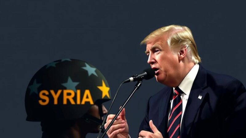 Trump Advocates for Withdrawal of U.S. Troops from Northern Syria