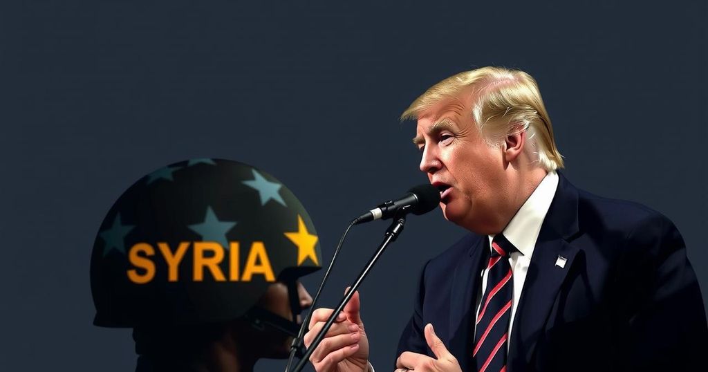 Trump Advocates for Withdrawal of U.S. Troops from Northern Syria