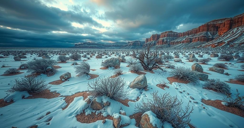 Snowfall in Al-Jawf: Climate Change Concerns Amidst Meteorological Wonders