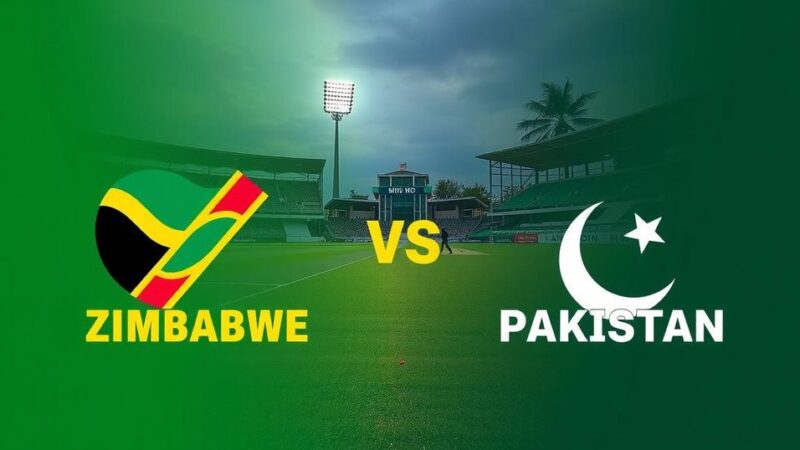 Zimbabwe vs Pakistan 2nd ODI Live Update: Zimbabwe Struggles at 40/2 After 8 Overs