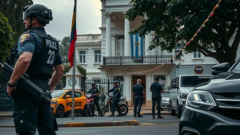 Venezuelan Forces Surround Argentine Embassy Amid Political Tensions