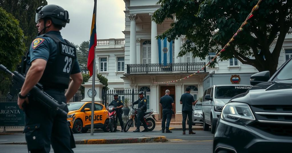 Venezuelan Forces Surround Argentine Embassy Amid Political Tensions