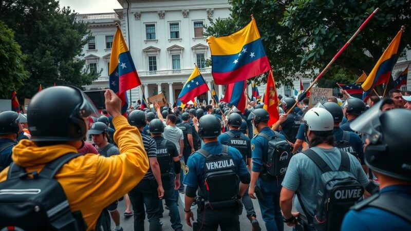 Venezuelan Opposition Criticizes Police Presence Outside Argentine Embassy