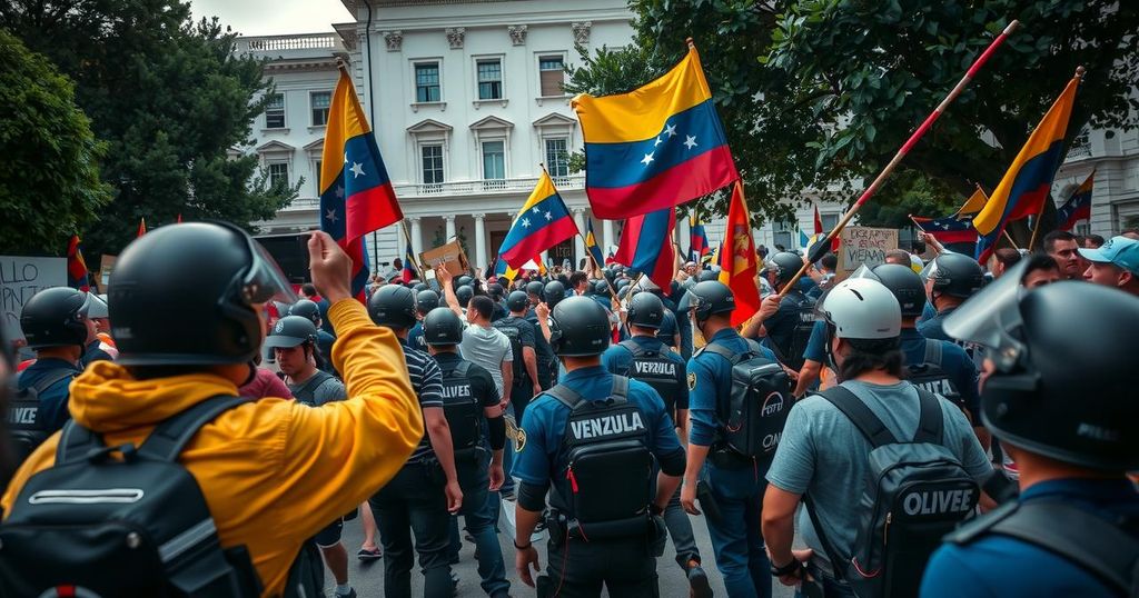 Venezuelan Opposition Criticizes Police Presence Outside Argentine Embassy