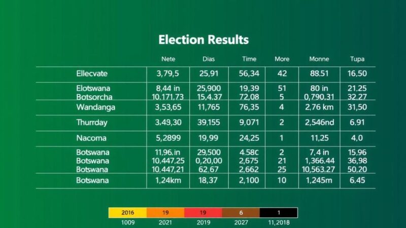 Botswana’s Major Political Shift: BDP Loses Power After 58 Years