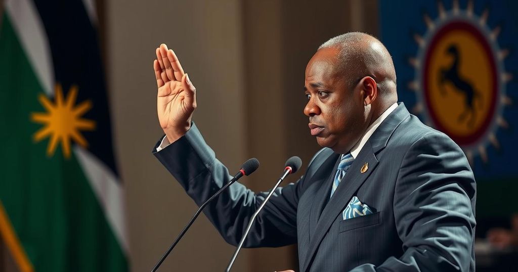 Duma Boko Sworn In as Botswana’s New President After Historic Election Upset