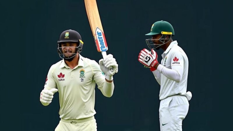 Rain Disrupts Day 1 of 1st Test: South Africa Struggles at 80-4 Against Sri Lanka