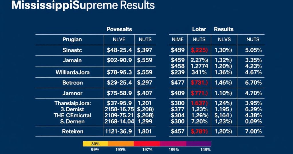 Mississippi Supreme Court District 1, Position 3 Runoff Election Results 2024