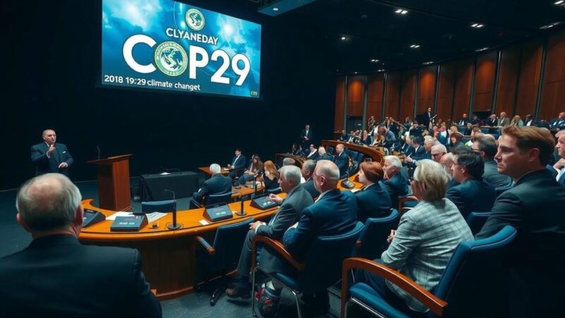 Engagement and Inquiry at COP29: Addressing Climate Change Concerns