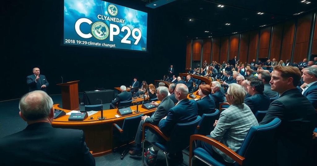 Engagement and Inquiry at COP29: Addressing Climate Change Concerns