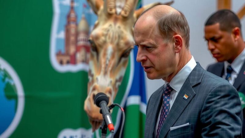 Prince William Embarks on Climate-Focused Trip to South Africa