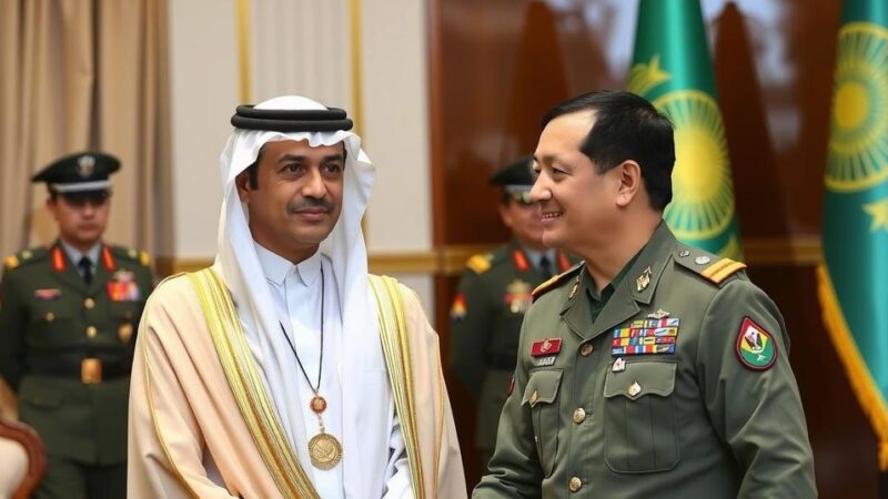 Sheikh Mansour bin Zayed Al Nahyan Meets Kazakhstan’s Defence Minister