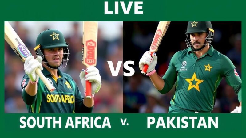 Live Coverage: South Africa vs Pakistan – First T20 International