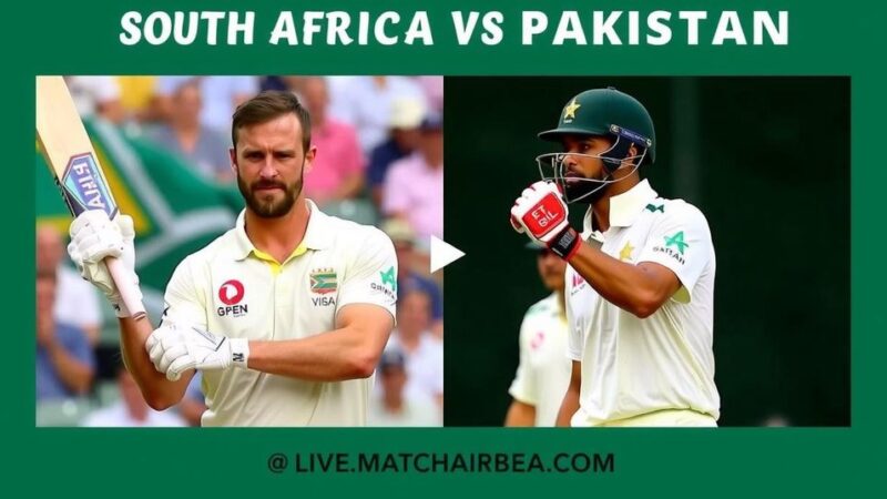 South Africa vs Pakistan 1st Test: Playing XI, Schedule, and Live Streaming Details