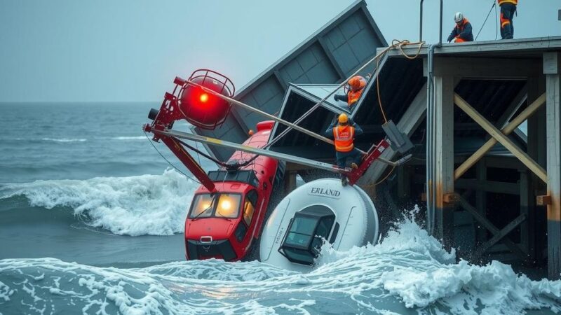 Pier Collapse in Santa Cruz: Two Rescued Amid Dangerous Storm Conditions