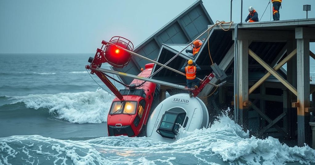 Pier Collapse in Santa Cruz: Two Rescued Amid Dangerous Storm Conditions