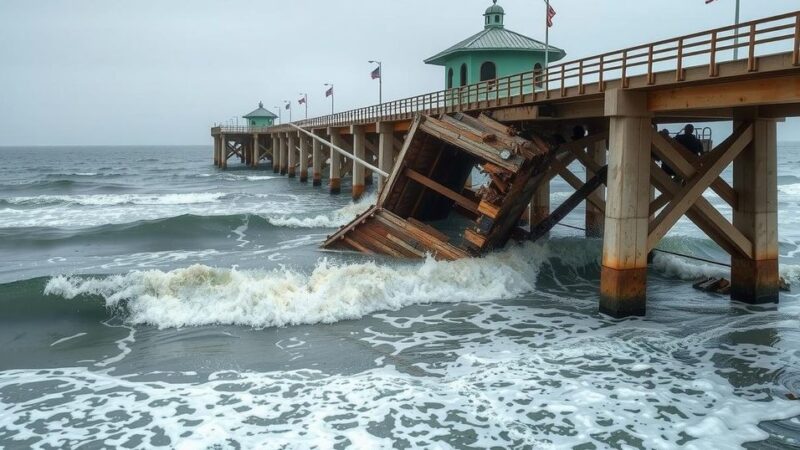 Santa Cruz Wharf Partially Collapses Amid Major Storm Warnings