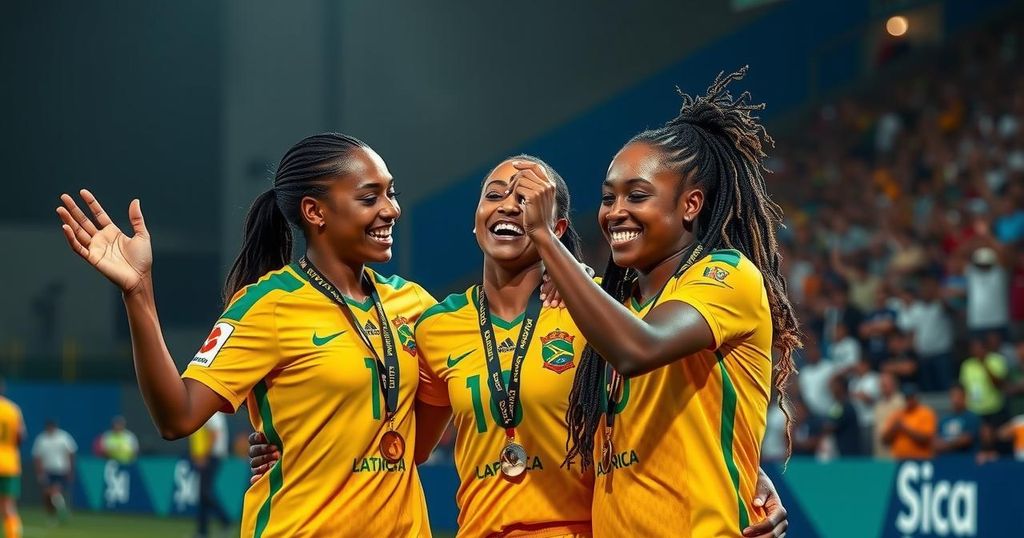 Reggae Girlz Defeat South Africa 3-2 to Sweep Two-Game Series