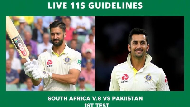 How to Watch South Africa vs Pakistan Live Stream: 1st Test Details