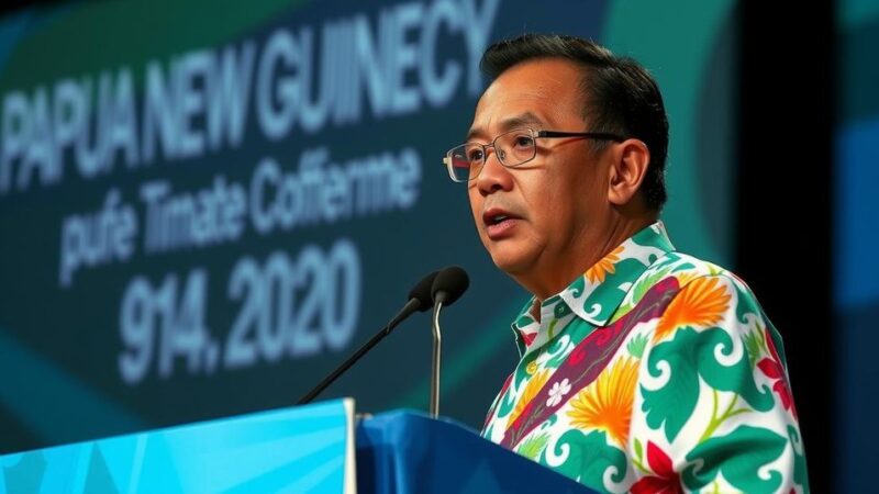 Papua New Guinea’s Prime Minister Reaffirms Commitment to UN Climate Talks