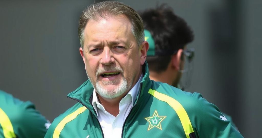 Gillespie Resigns as Head Coach of Pakistan Test Team Amid Disagreement