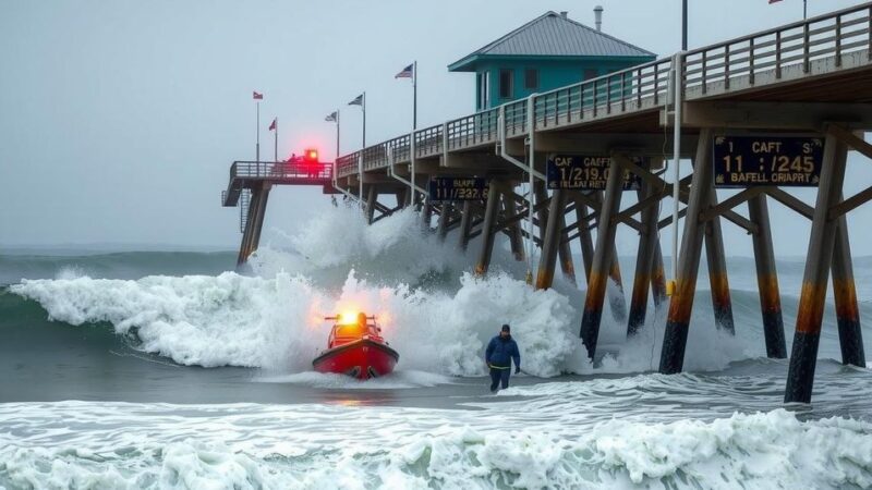 California’s High Surf Causes Pier Collapse and Tragic Water Rescue Incidents