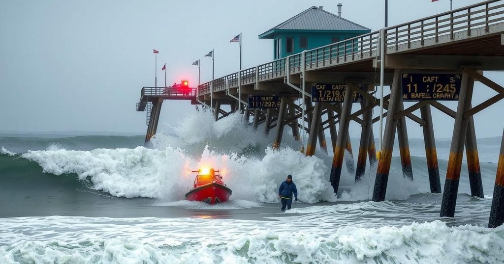 California’s High Surf Causes Pier Collapse and Tragic Water Rescue Incidents