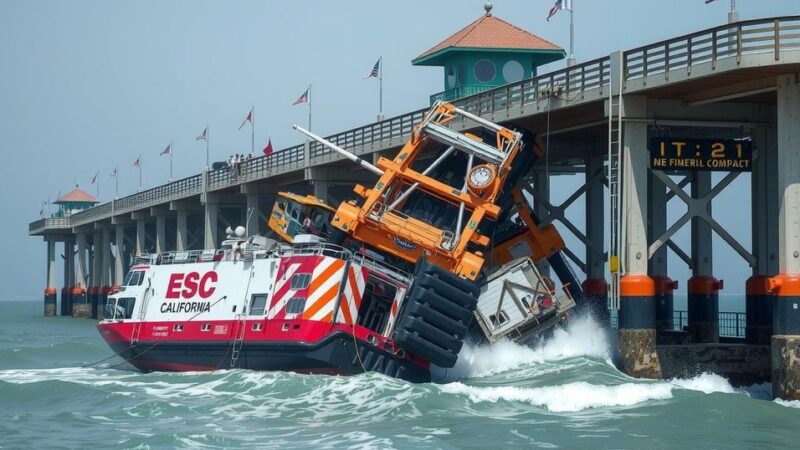 Emergency Rescues Amid Pier Collapse in Santa Cruz Due to Severe Pacific Storm