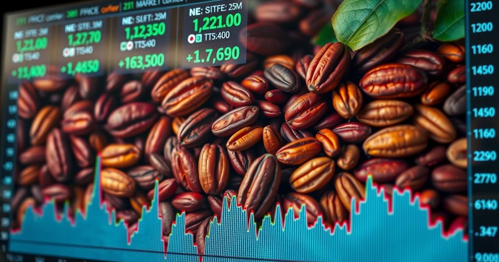 Cocoa Prices Decrease After Record Peaks as Sugar Market Rises Due to Supply Concerns