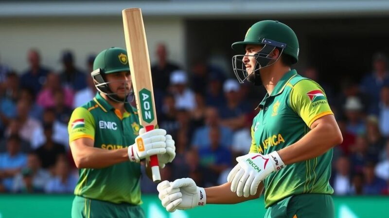 South Africa Opts to Bat First in Opening T20I Against Pakistan