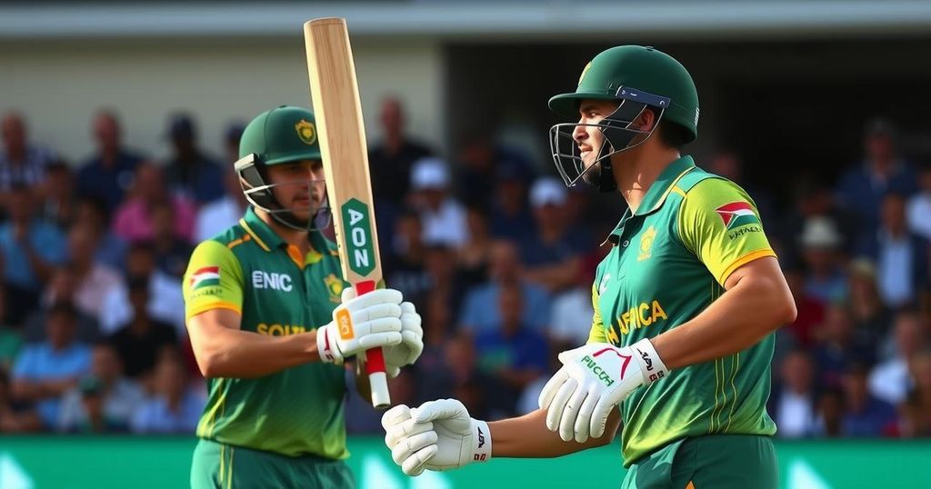 South Africa Opts to Bat First in Opening T20I Against Pakistan