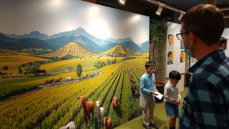 Italian Ambassador Davoli Inaugurates ‘Childhood and Rural Education’ Exhibition in Ecuador