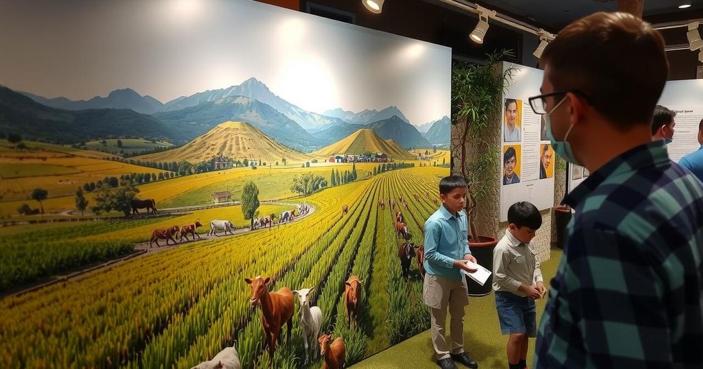 Italian Ambassador Davoli Inaugurates ‘Childhood and Rural Education’ Exhibition in Ecuador