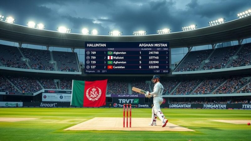 Afghanistan’s Strong Start in 2nd ODI Against Zimbabwe