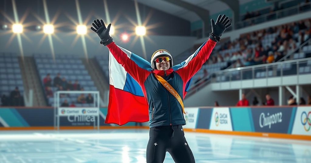 Haitian Skater Gesny Pierre-Louis Triumphs at National Championship in Chile