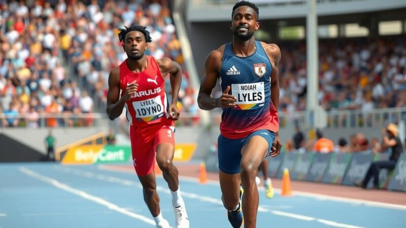 Lyles and Knighton Advance in Men’s 200m as De Grasse Misses Final at Paris 2024