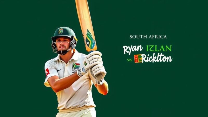 Ryan Rickelton Records First Test Century for South Africa Against Sri Lanka