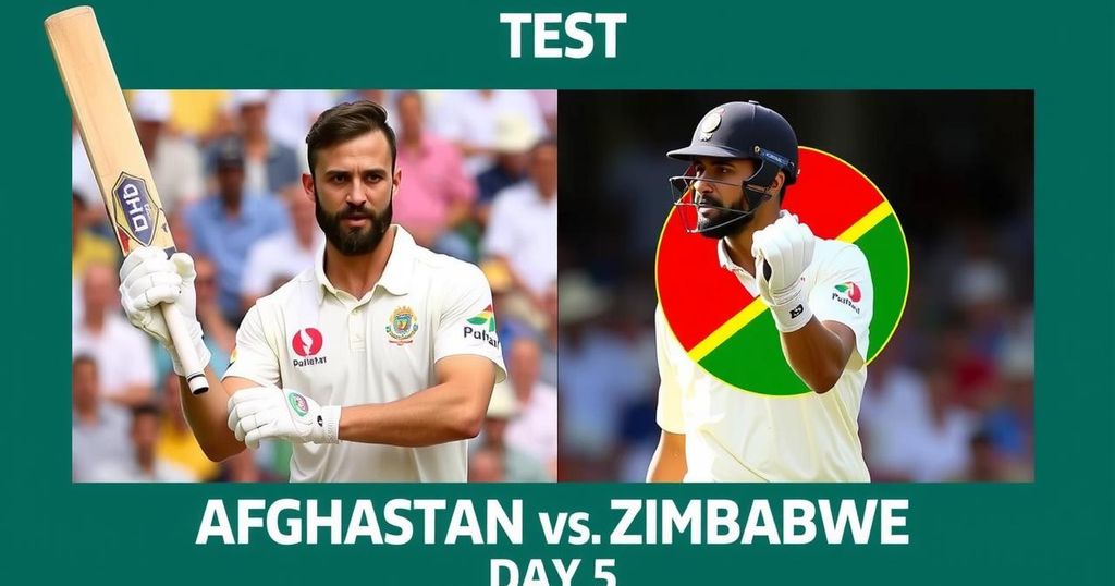 Zimbabwe vs Afghanistan: Live Coverage of 2nd Test (Day 5) – 2024/25