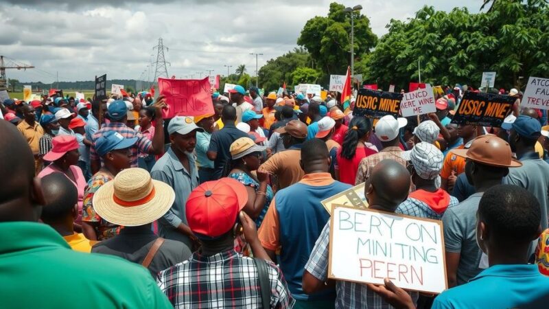 Large Demonstration in DR Congo Against Illegal Mining Activities